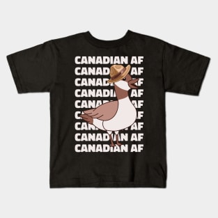 Canadian AF Canada Goose Kids T-Shirt